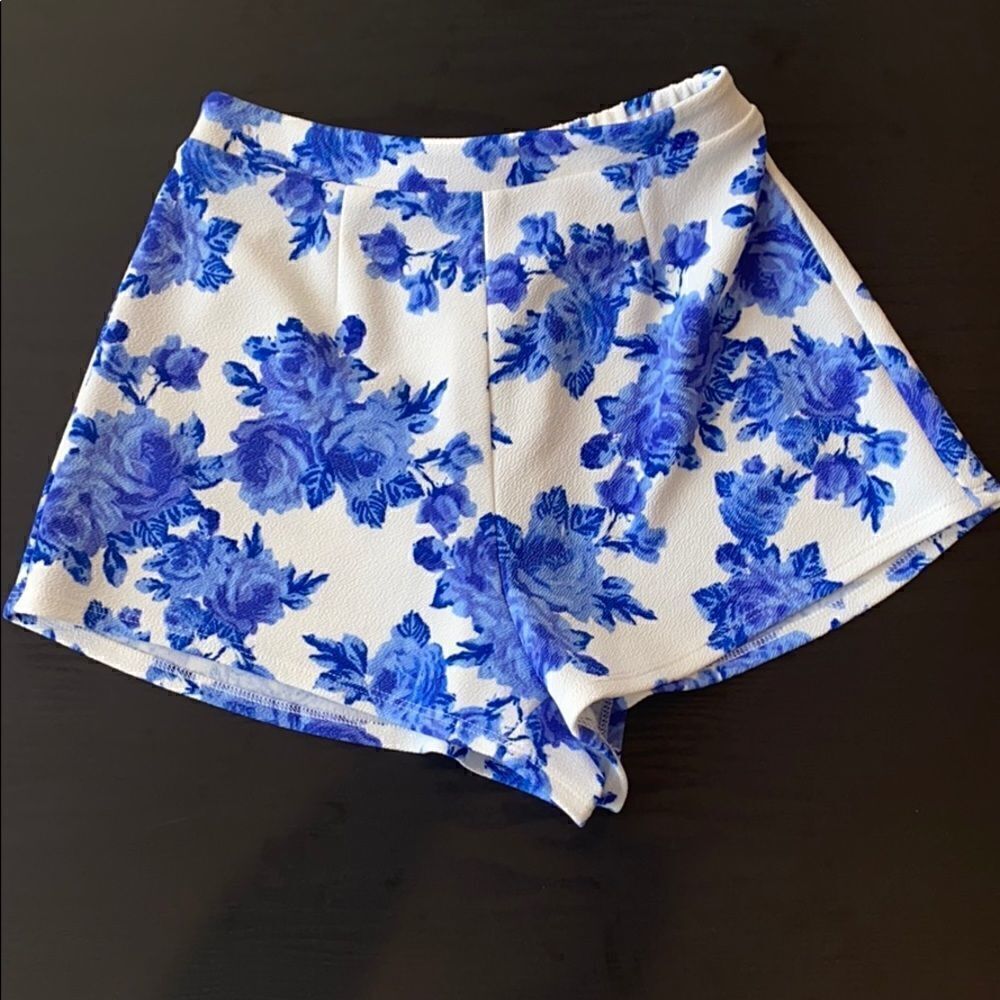 Blue Rose Flowy Show Me Your Mumu Shorts